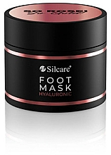 Feuchtigkeitsspendende Fuß-Peelingmaske mit Hyaluronsäure und Arganöl - Silcare So Rose So Gold Foot Mask — Bild N1