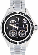 Düfte, Parfümerie und Kosmetik Smartwatch Men 4S aus Stahl silber-schwarz - Garett Smartwatch Men 4S