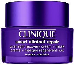 Regenerierende Gesichtsmaske-Creme für die Nacht	 - Clinique Smart Clinical Repair Overnight Recovery Cream + Mask — Bild N1