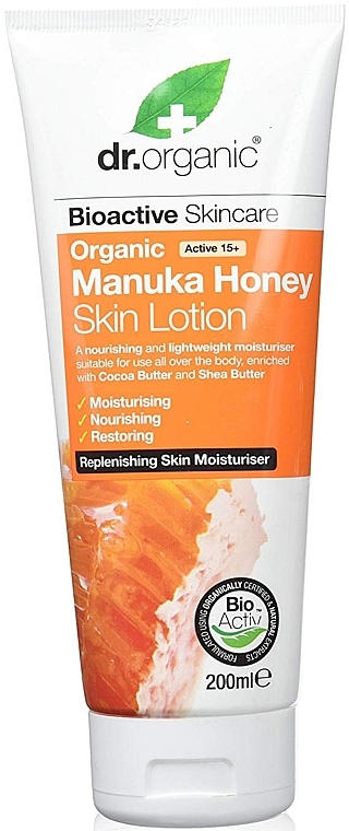 Körperlotion Manuka-Honig - Dr. Organic Bioactive Skincare Manuka Honey Skin Lotion — Bild N1