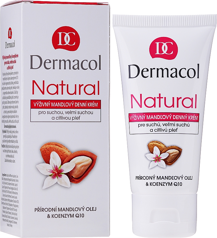Pflegende Tagescreme mit Mandelöl und Coenzym Q10 - Dermacol Natural Almond Day Cream Tube — Bild N2