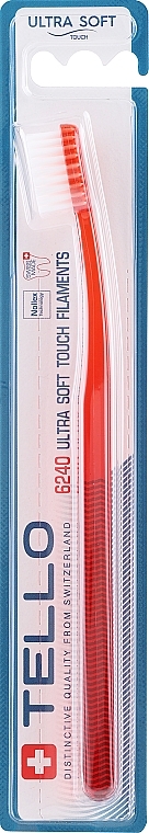 Zahnbürste 6240 extra weich rot - Tello Ultra Soft  — Bild N1