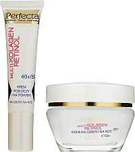 Gesichtspflegeset - Perfecta Multi-Collagen Retinol 50 + (Gesichtscreme für Tag und Nacht 50ml + Augencreme für Tag und Nacht 15ml) — Foto N2