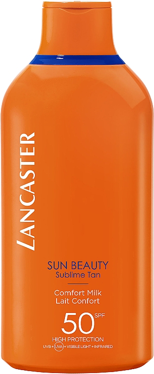 Körper Sonnenschutzmilch - Lancaster Sun Beauty Body Velvet Fluid Milk SPF50 — Bild N1