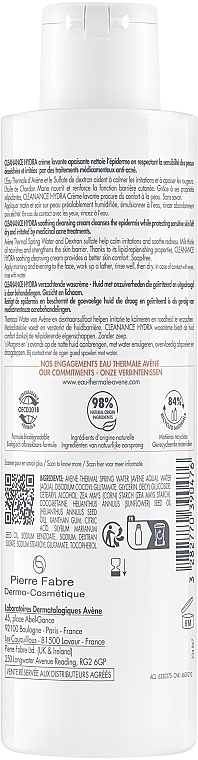 Beruhigende seifenfreie Reinigungscreme für Gesicht und Körper - Avene Cleanance Hydra Soothing Cleansing Cream — Bild N2