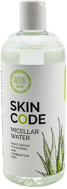 Feuchtigkeitsspendendes Mizellen-Reinigungswasser für normale und Mischhaut - Good Mood Skin Code Micellar Water — Bild N1