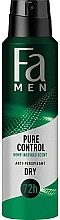 Düfte, Parfümerie und Kosmetik Deospray Antitranspirant - Fa Men Pure Control Hemp Inspired Scent Anti-Perspirant