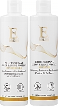 Düfte, Parfümerie und Kosmetik Haarpflegeset - Eclat Skin London Professional Color & Shine Protect (Shampoo 300ml + Conditioner 300ml) 