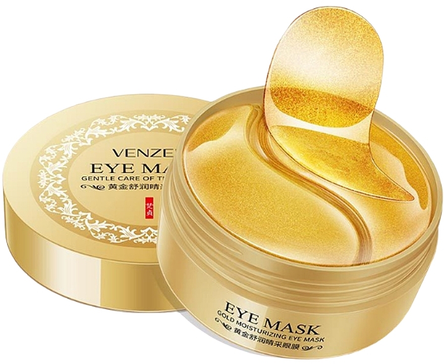 Hydrogel-Augenpads mit kolloidalem Gold und Spirulina - Venzen Gold Moisturizing ??Eye Mask — Bild N1