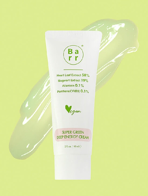 Beruhigende Gel-Creme für das Gesicht - Barr Super Green Deep Energy Cream — Bild N2