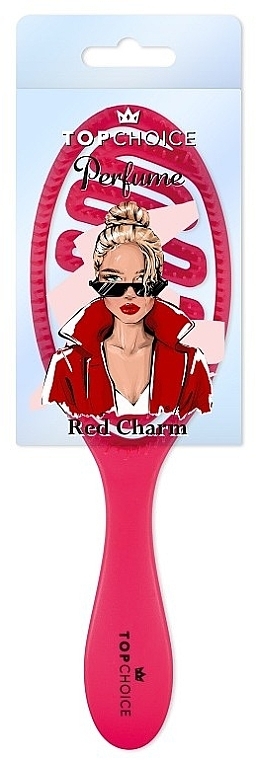 Haarbürste 64531 Red Charm oval - Top Choice Perfume Hairbrush — Bild N1