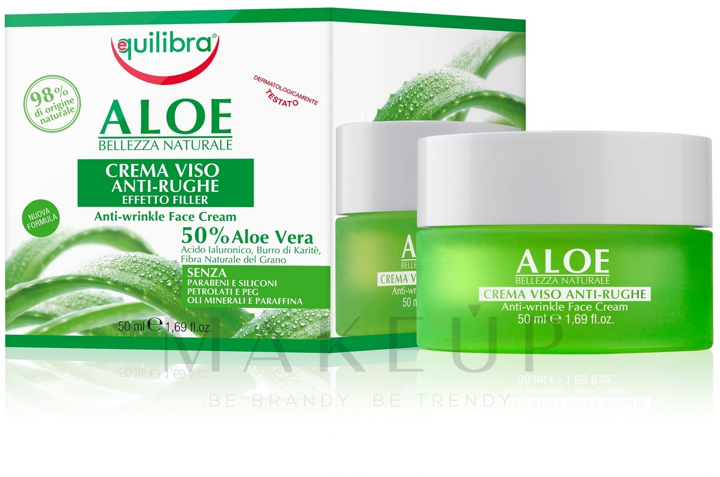 Anti-Aging Gesichtscreme - Equilibra Aloe Line Anti-Wrinkle Filling Cream — Foto 50 ml