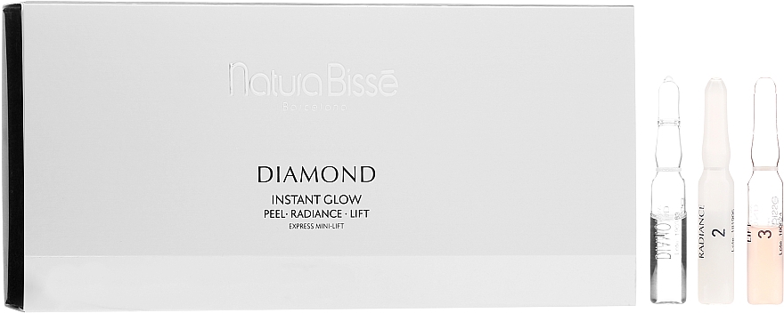 3-stufige Anti-Aging Gesichtsampullen - Natura Bisse Diamond Instant Glow Express Mini-Lift — Bild N1