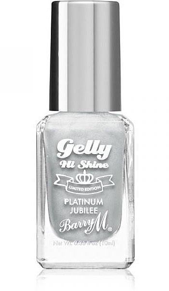 Nagellack - Barry M Gelly Hi Shine Platinum Jubilee — Bild N1