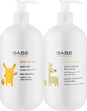 Set - Babe Laboratorios Pediatric Baby Box (sh/gel/500ml + b/milk/500ml) — Bild N2