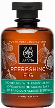 Duschgel mit Feige und ätherischen Ölen - Apivita Refreshing Fig Shower Gel with Essential Oils — Bild N3