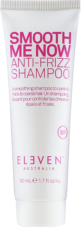 Glattendes und feuchtigkeitsspendendes Shampoo für widerspenstiges und krauses Haar - Eleven Australia Smooth Me Now Anti-Frizz Shampoo — Bild N2
