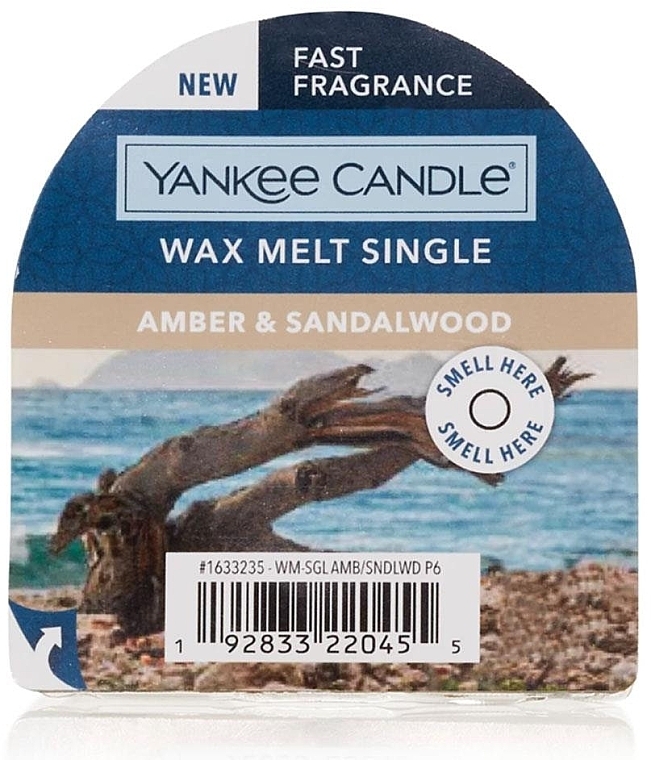 Aromatisches Wachs - Yankee Candle Wax Melt Amber & Sandalwood — Bild N1