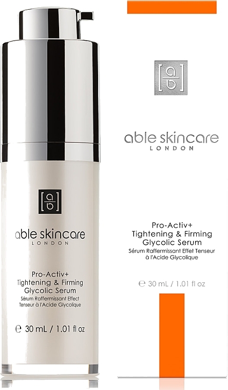 Straffendes Gesichtsserum - Able Skincare Pro-Activ+ Tightening and Firming Glycolic Serum — Bild N2