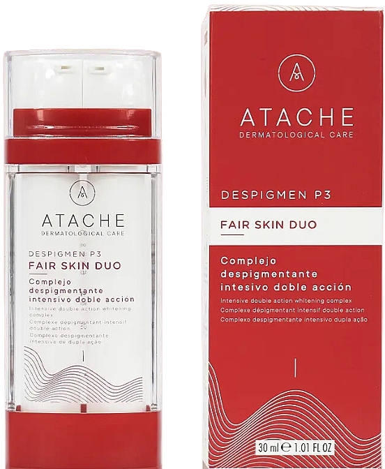 Anti-Aging Serum gegen Pigmentflecken - Atache Despigment P3 Fair Skin Duo  — Bild N1