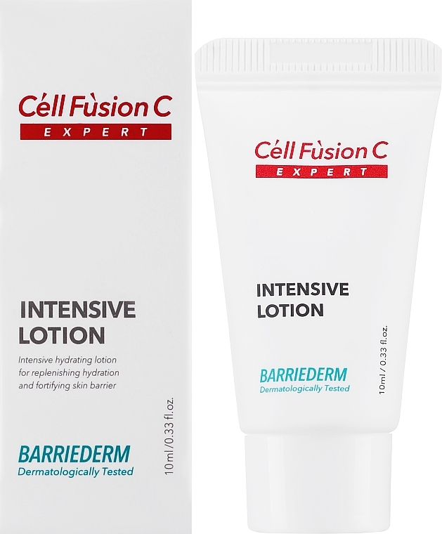 GESCHENK! Intensiv feuchtigkeitsspendender Balsam für trockene Haut - Cell Fusion C Barriederm Intensive Lotion  — Bild N1