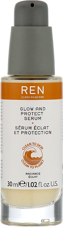 Gesichtsserum - Ren Clean Skincare Radiance Glow And Protect Serum — Bild N1