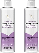 Set - Eclat Skin London Two Phase Makeup Remover (Make-up Entferner 2x150ml)  — Bild N1