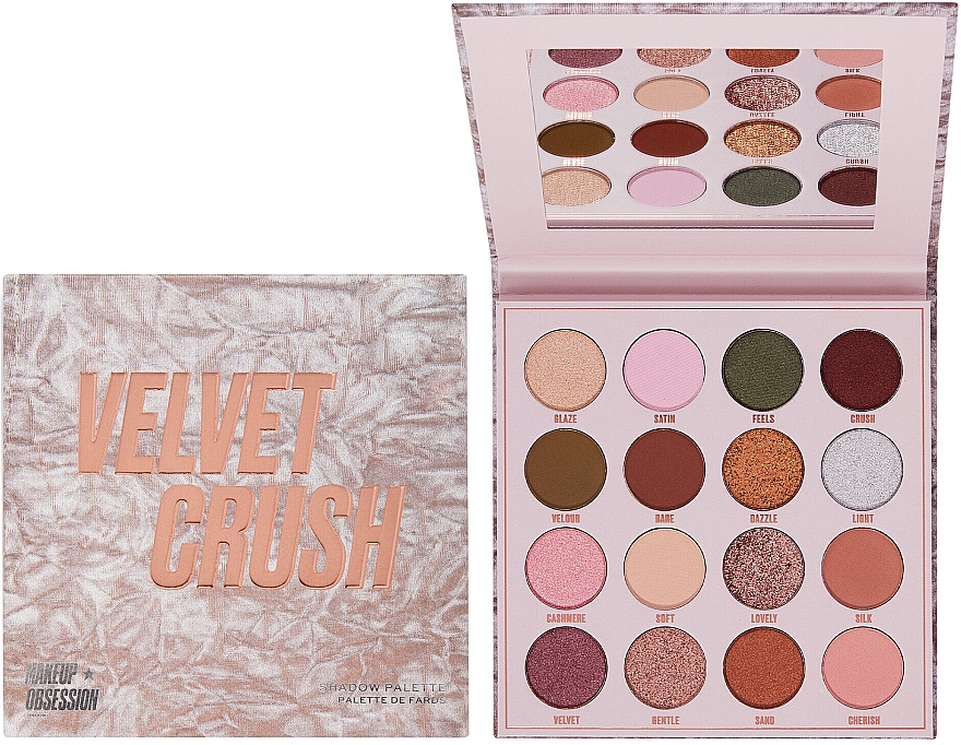 Lidschattenpalette - Makeup Obsession Velvet Crush Eyeshadow Palette — Bild N1