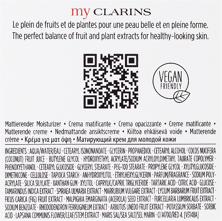 Mattierende und feuchtigkeitsspendende Gesichtscreme - Clarins My Clarins Re-Boost Matifying Hydrating Cream — Bild N3