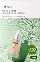 Düfte, Parfümerie und Kosmetik Tuchmaske für das Gesicht - Hayejin Blessing of Sprout Enriched Serum Sheet Mask