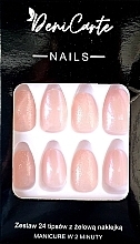 Mandelförmige Nagelspitzen, 24 St. - Deni Carte Nails 7059 — Bild N1