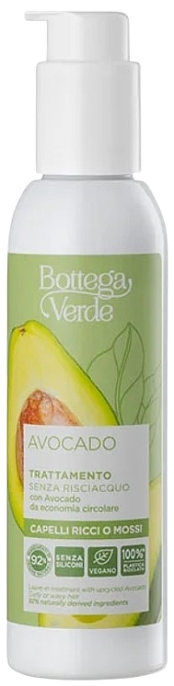 Nicht entfernbares Produkt für lockiges oder gewelltes Haar - Bottega Verde Avocado Leave-in Treatment — Bild N1