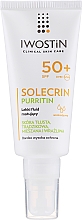 Düfte, Parfümerie und Kosmetik Mattierendes Sonnenschutz-Gesichtsfluid SPF 50+ - Iwostin Solecrin Purritin Light Matting Fluid