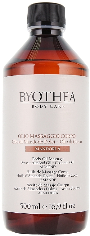 Massageöl für den Körper Mandel - Byothea Almond Massage Oil — Bild N1