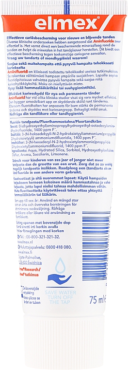 Kinderzahnpasta 5-12 Jahre - Elmex Junior Toothpaste — Bild N2