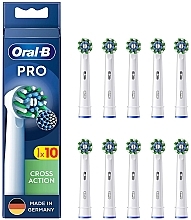 Düfte, Parfümerie und Kosmetik Ersatzkopf für elektrische Zahnbürste 10 st. - Oral-B Cross Action Toothbrush Heads