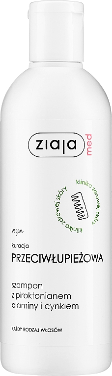 Anti-Schuppen Shampoo "Repair & Care" - Ziaja Med Treatment Cure Against Dandruff Shampoo