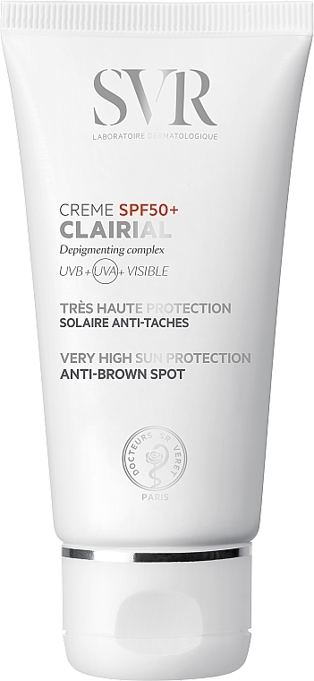 Schützende Gesichtscreme gegen Hyperpigmentierung SPF 50+ - SVR Clairial Cream SPF50+ — Bild N2