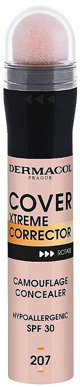 Hochdeckender wasserfester Gesichtsconcealer mit Schwammapplikator SPF 30 - Dermacol Cover Xtreme Camouflage Concealer SPF30 — Bild N1