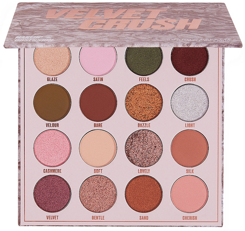 Lidschattenpalette - Makeup Obsession Velvet Crush Eyeshadow Palette — Bild N2