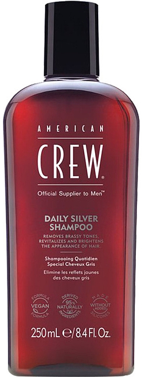 Shampoo für graues Haar - American Crew Daily Silver Shampoo — Bild N1