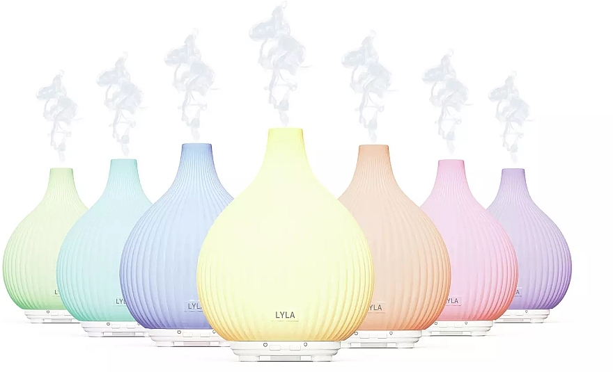Aromadiffusor aus Keramik - Rio-Beauty Lyla Ceramic Aroma Diffuser, Humidifier and Night Light — Bild N2