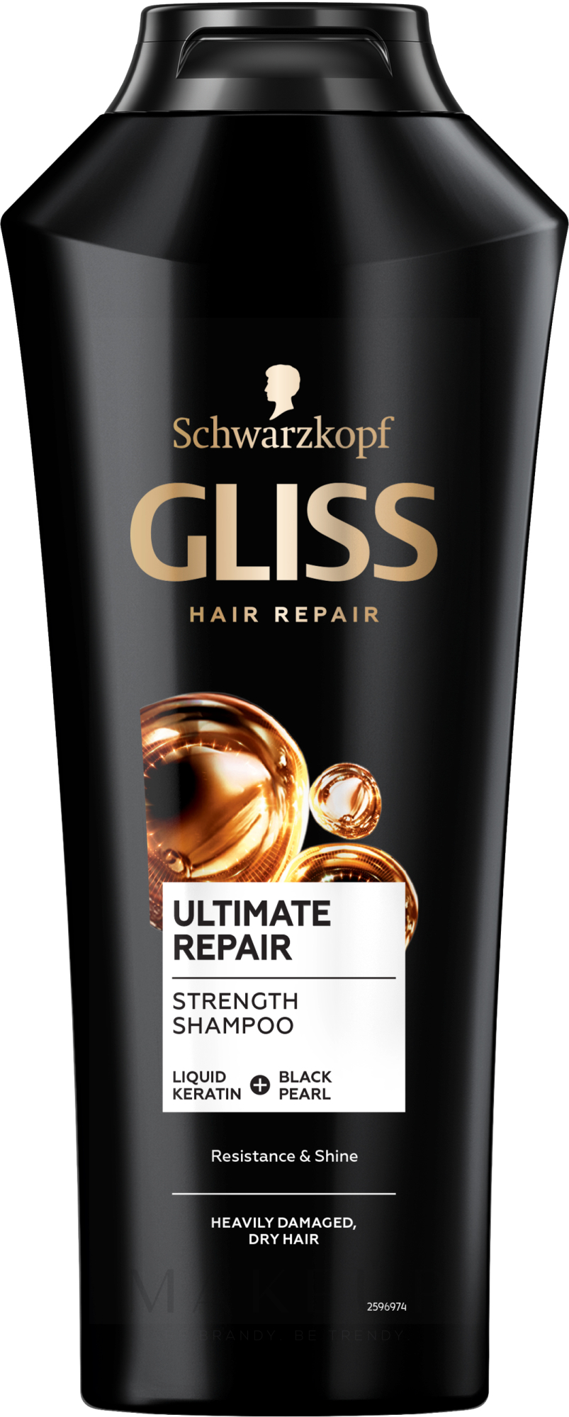 Farbschutz Shampoo für coloriertes Haar - Gliss Kur Ultimate Repair Shampoo — Bild 400 ml