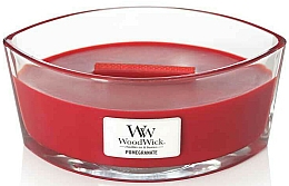 Duftkerze im Glas Pomegranate - Woodwick Hearthwick Flame Ellipse Candle Pomegranate — Bild N2