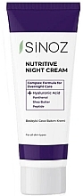 Düfte, Parfümerie und Kosmetik Pflegende Nachtcreme  - Sinoz Nutritive Night Cream 