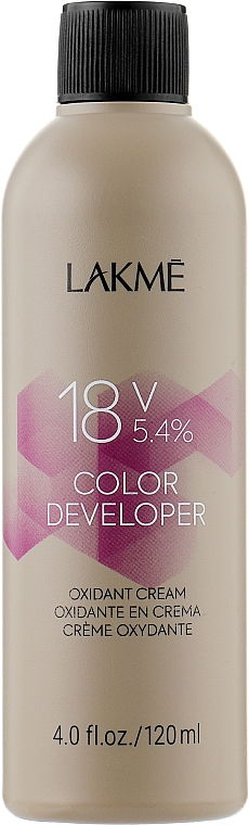 Creme-Oxidationsmittel - Lakme Color Developer 18V (5,4%) — Bild N1