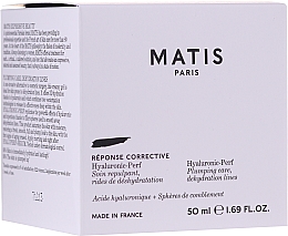 Düfte, Parfümerie und Kosmetik Anti-Falten Gesichtscreme mit Hyaluronsäure - Matis Hyaluronic-Perf Plumping Care
