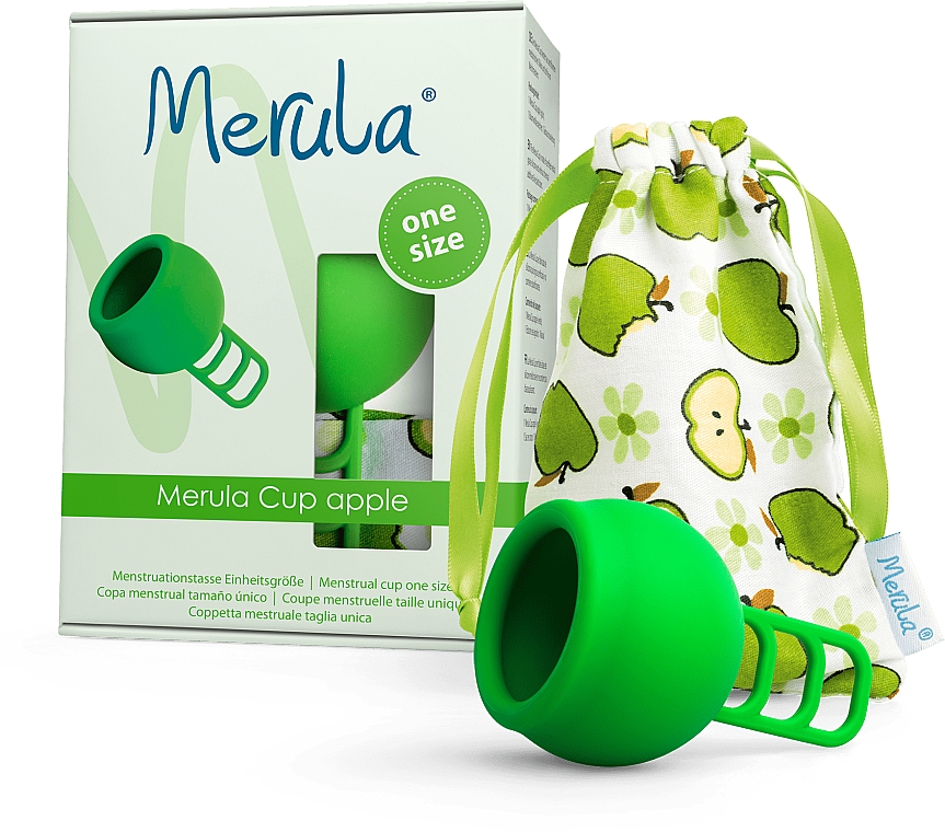 Universelle Menstruationstasse one size - Merula Cup Apple — Bild N1