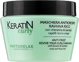 Düfte, Parfümerie und Kosmetik Maske für lockiges Haar - Phytorelax Laboratories Keratin Curly Anti-Frizz Revive Your Curls Hair Mask