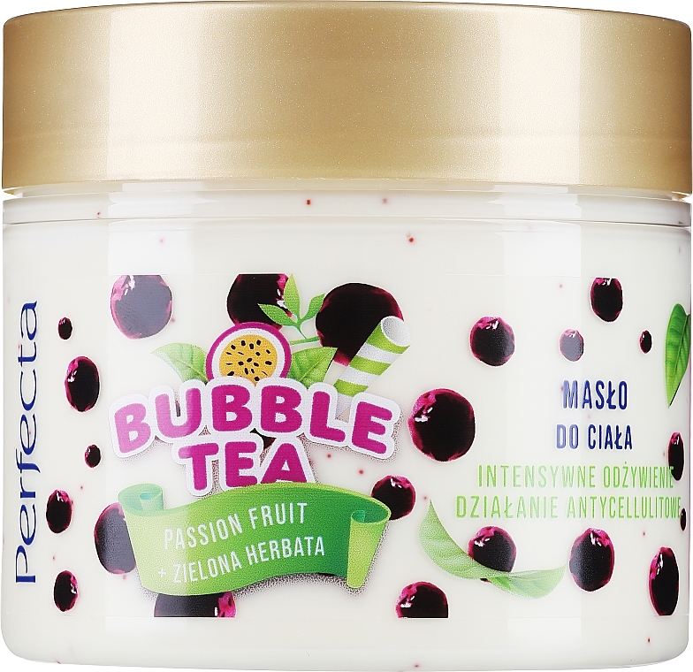 Körperbutter Passionsfrucht und grüner Tee - Perfecta Bubble Tea Wild Cherry & Matcha Tea Body Butter — Bild N1